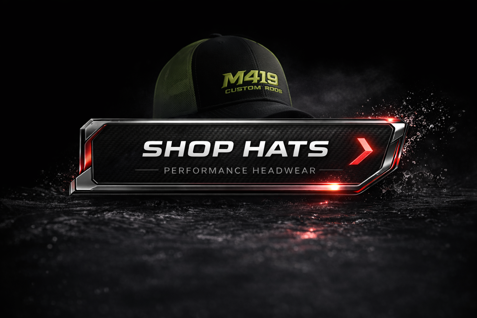 M419 Custom Rods Apparel | Premium Fishing Hoodies, Hats & Shirts