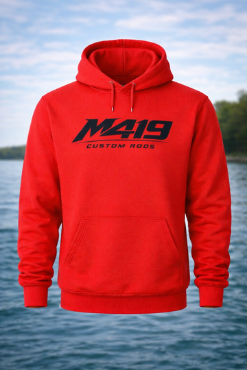 M419 Performance Heavyweight Red Hoodie