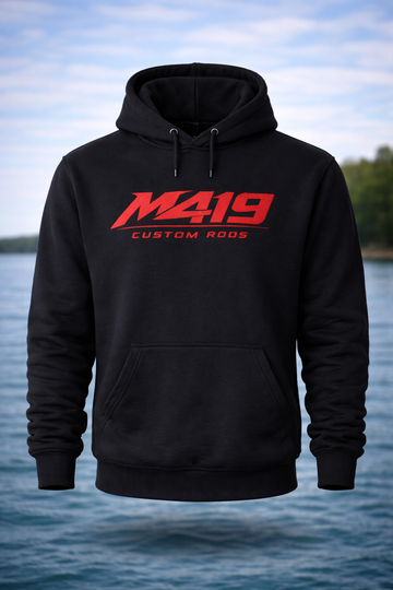 M419 Performance Heavyweight Black Hoodie